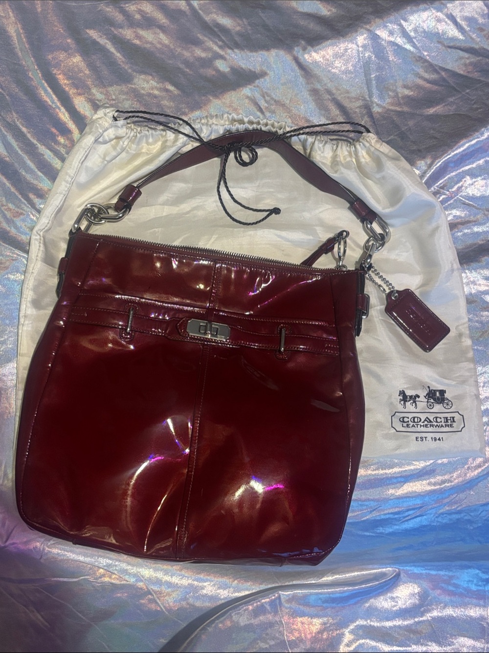 Coach Chelsea Ashlyn Patent Leather Hobo Bag (2011)